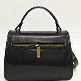 Borsa a Mano in Vera Pelle Nero
