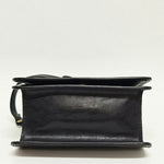 Borsa a Mano in Vera Pelle Nero