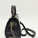 Borsa a Mano in Vera Pelle Nero