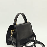Borsa a Mano in Vera Pelle Nero