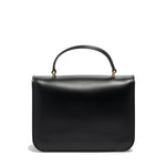 Borsa a mano da donna 100% Pvc FLAT EAR-BLACK + BRUSH GOLD Marc Ellis