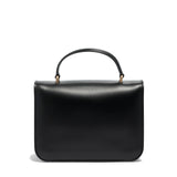 Borsa a mano da donna 100% Pvc FLAT EAR-BLACK + BRUSH GOLD Marc Ellis