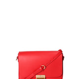 Borsa a tracolla da donna Vera pelle JR-W-1130RU-CORAL RED-GOLD John Richmond