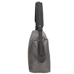 Vivienne Borsa a spalla da donna Vera pelle 06674-D27 CENERE + D28 NERO Gave Lux