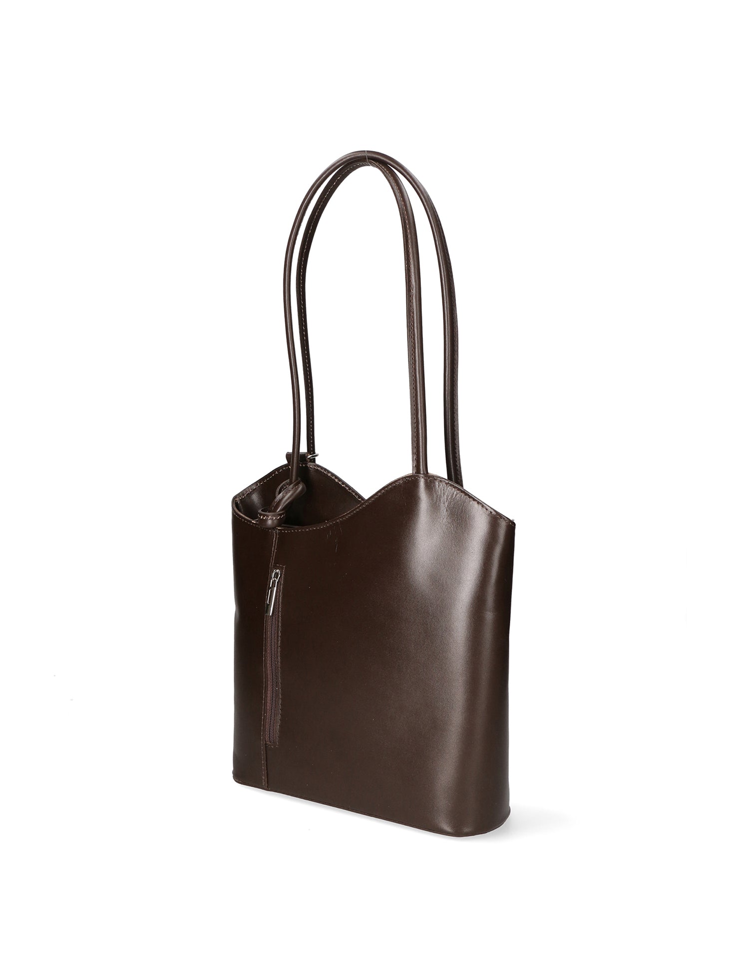 Fabiola Borsa a spalla da donna 100% pelle 9039-TMORO DARK BROWN Gave Lux