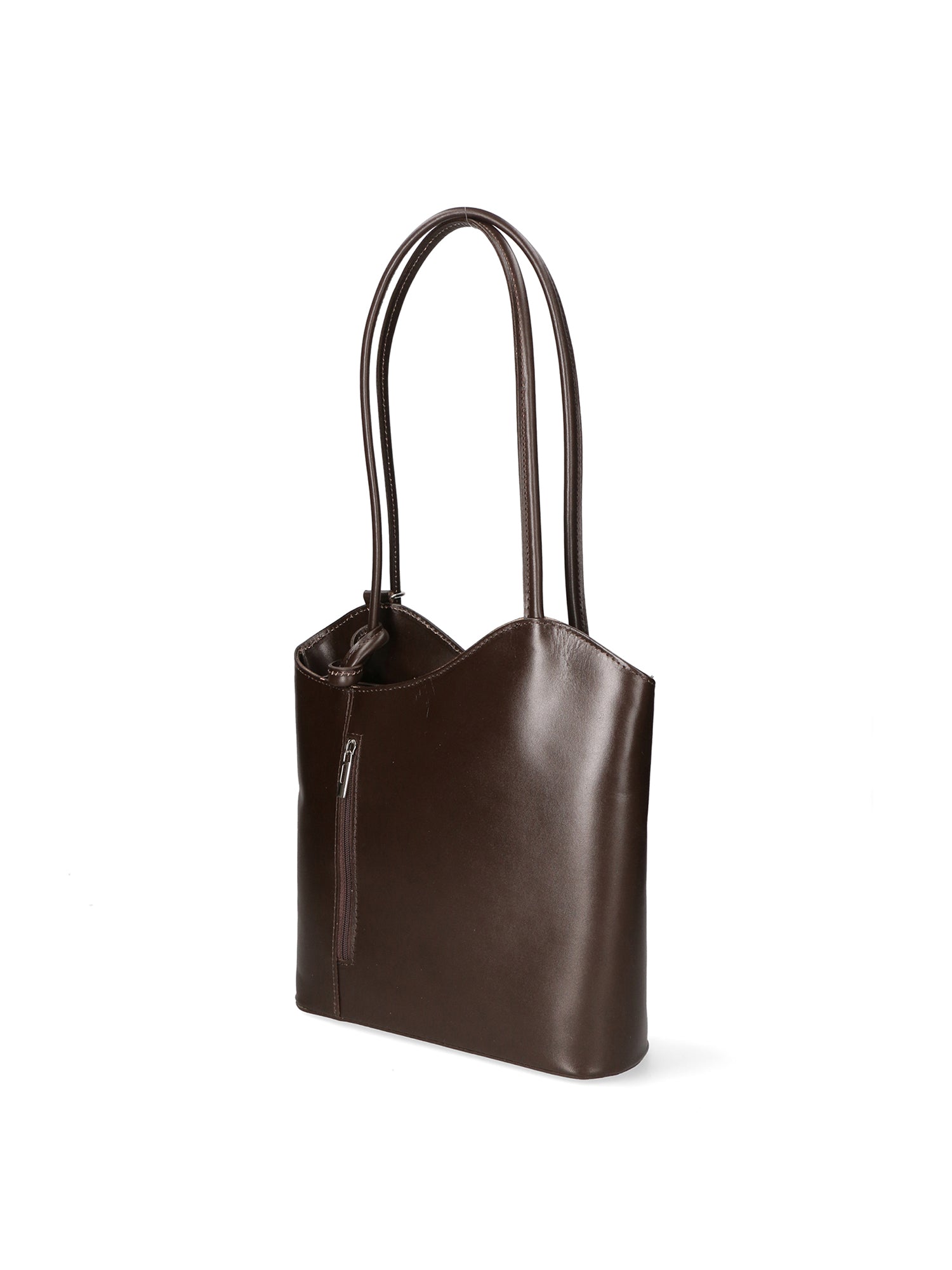 Fabiola Borsa a spalla da donna 100% pelle 9039-TMORO DARK BROWN Gave Lux