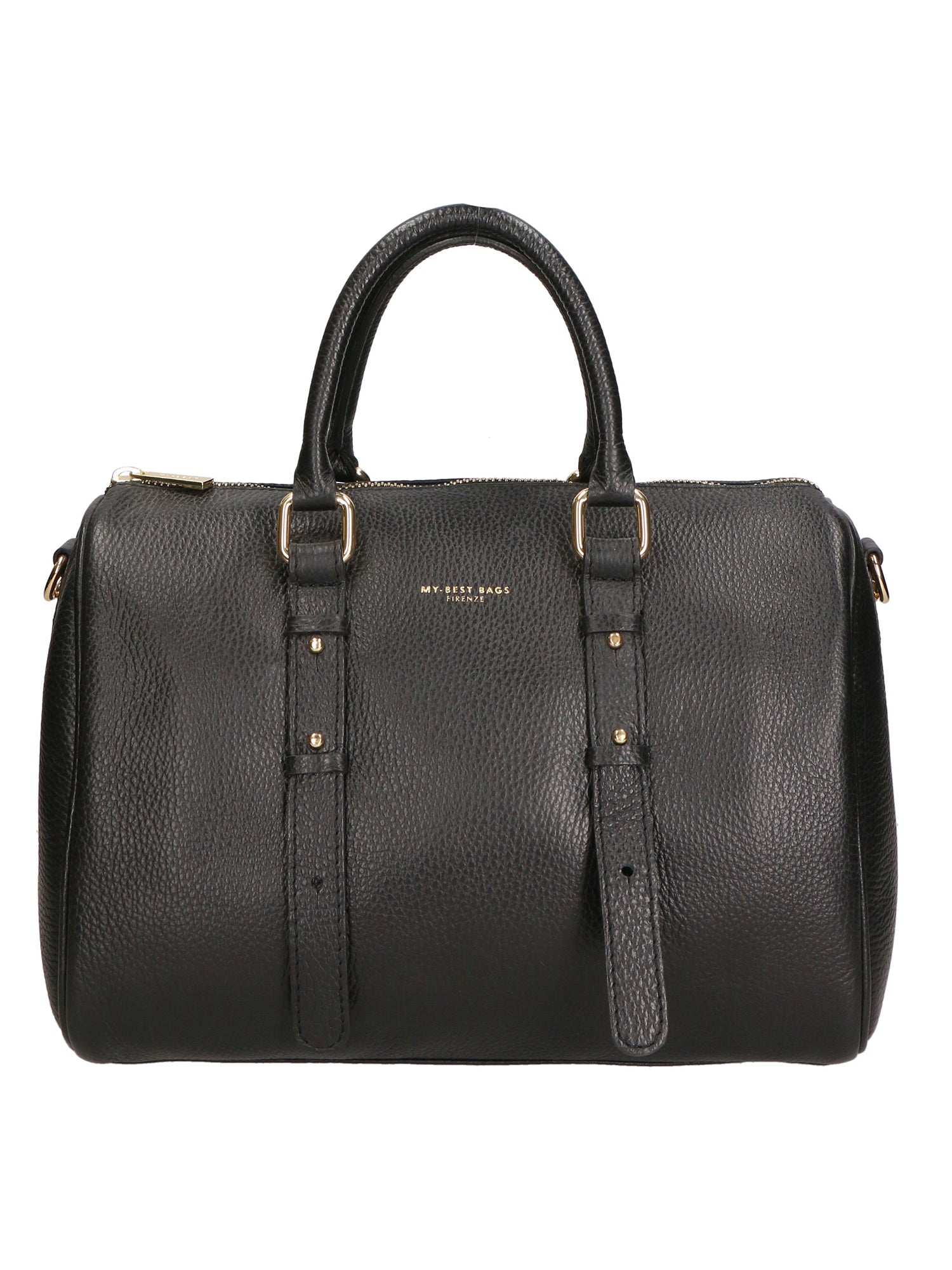 Borsa a mano da donna Vera pelle MYB-8022-FW-D28 NERO My Best Bag