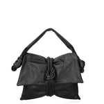 Borsa a spalla da donna Vera pelle 07172-NERO Viola Castellani