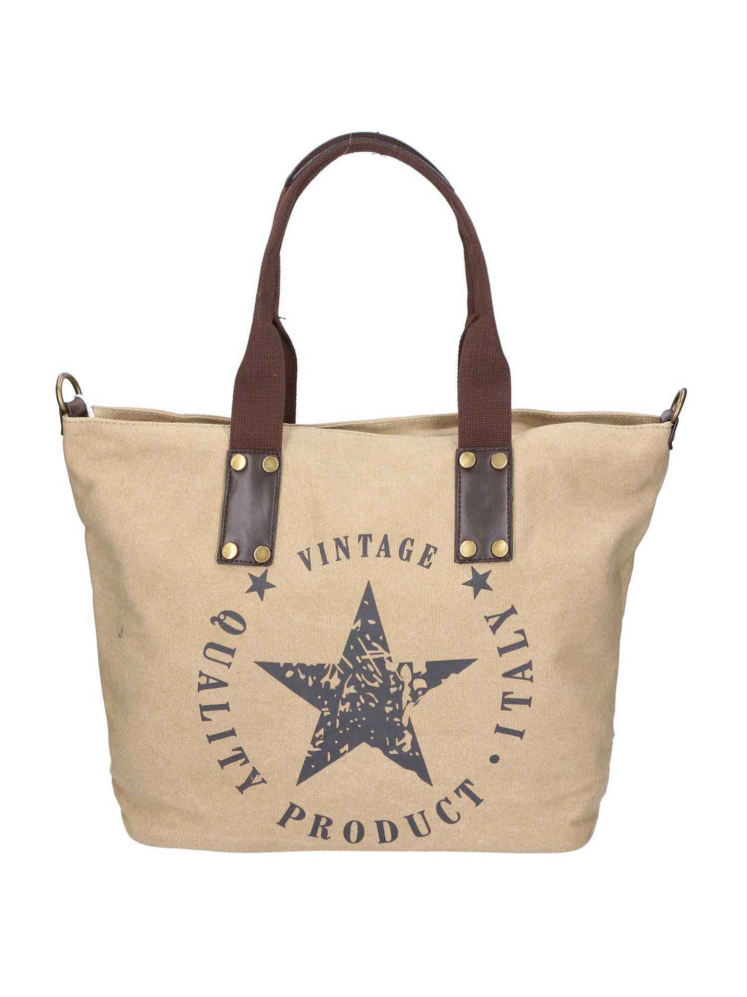 Sabrina Borsa a mano da donna 100% poliestere 8152-BEIGE Gave Lux
