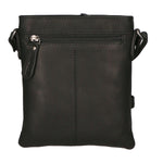 Borsa a tracolla da uomo Vera pelle RFID HILB-3098-NERO Hill Burry