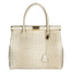 Deborah Borsa a mano da donna Pelle Croco Stampata 7727-C37 BEIGE BEIGE Gave Lux