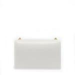Borsa a mano da donna 100% Pvc FLAT SUPERMEE M-WHITE + GOLD Marc Ellis