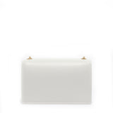 Borsa a mano da donna 100% Pvc FLAT SUPERMEE M-WHITE + GOLD Marc Ellis