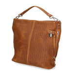 Elga Borsa a spalla da donna Vera pelle 80051-CUOIO Gave Lux