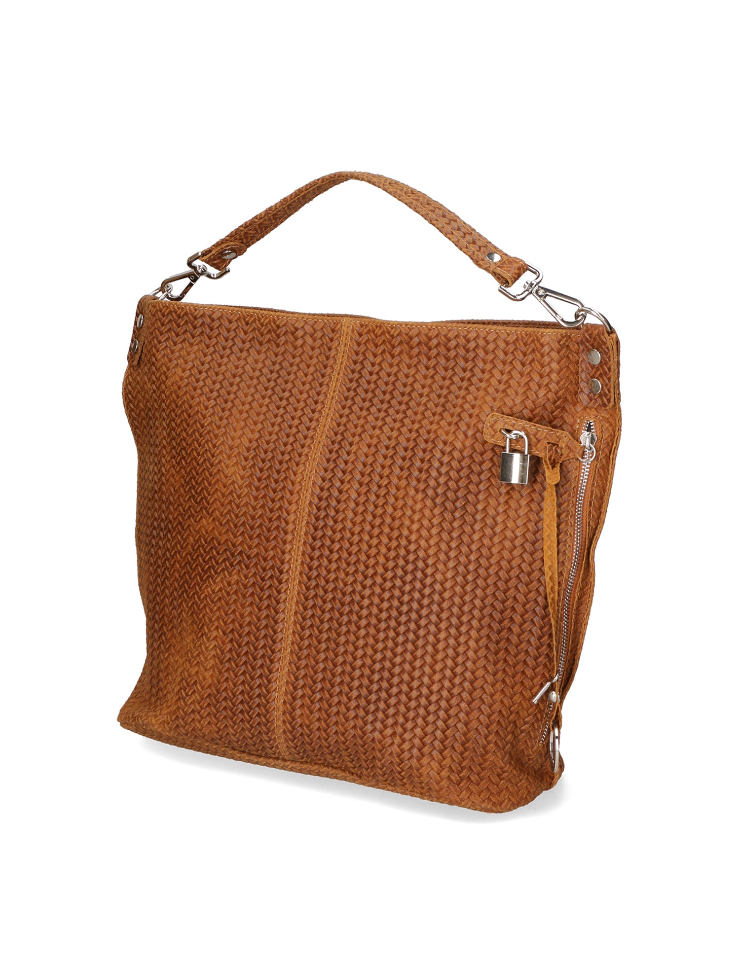 Elga Borsa a spalla da donna Vera pelle 80051-CUOIO Gave Lux