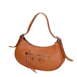 Loredana Borsa a spalla da donna Vera pelle 06548-CUOIO SCURO Gave Lux