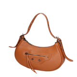 Loredana Borsa a spalla da donna Vera pelle 06548-CUOIO SCURO Gave Lux
