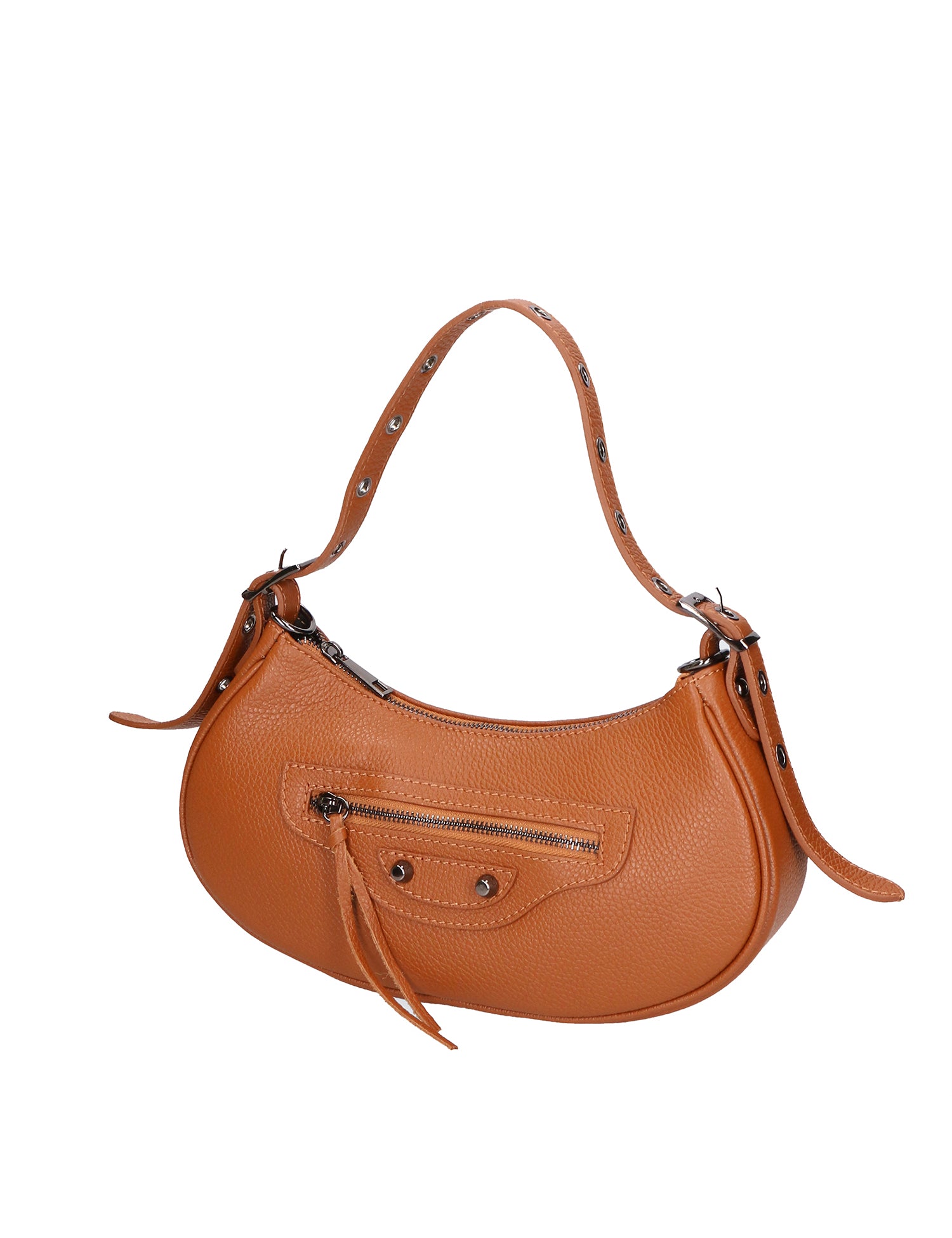 Loredana Borsa a spalla da donna Vera pelle 06548-CUOIO SCURO Gave Lux