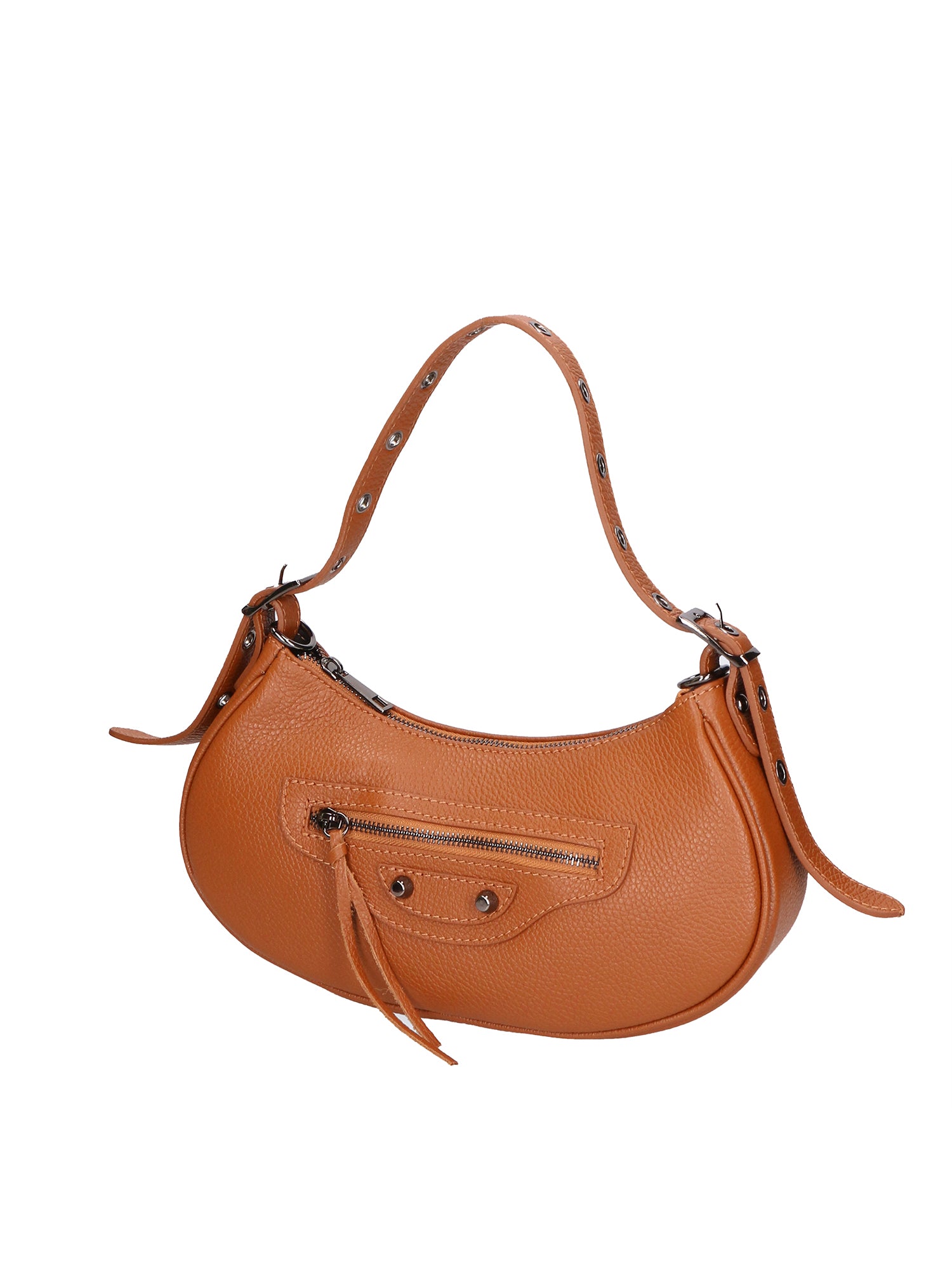 Loredana Borsa a spalla da donna Vera pelle 06548-CUOIO SCURO Gave Lux