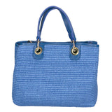 Borsa a mano da donna Paglia & Pelle MYB-05167-SS-530+D2 BLUETTE My Best Bag