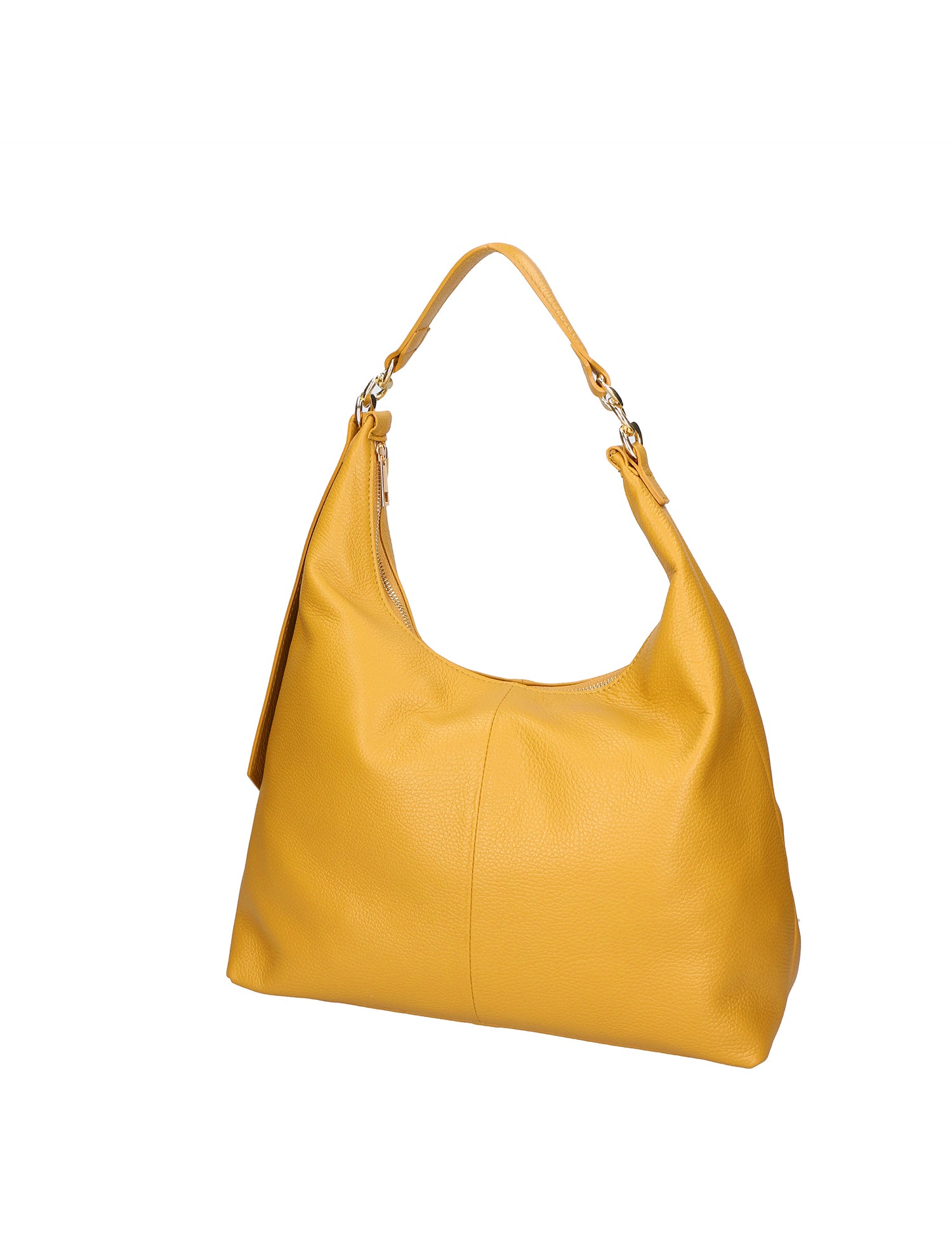 Ursula Borsa a spalla da donna Vera pelle 06673-D36 SENAPE Gave Lux