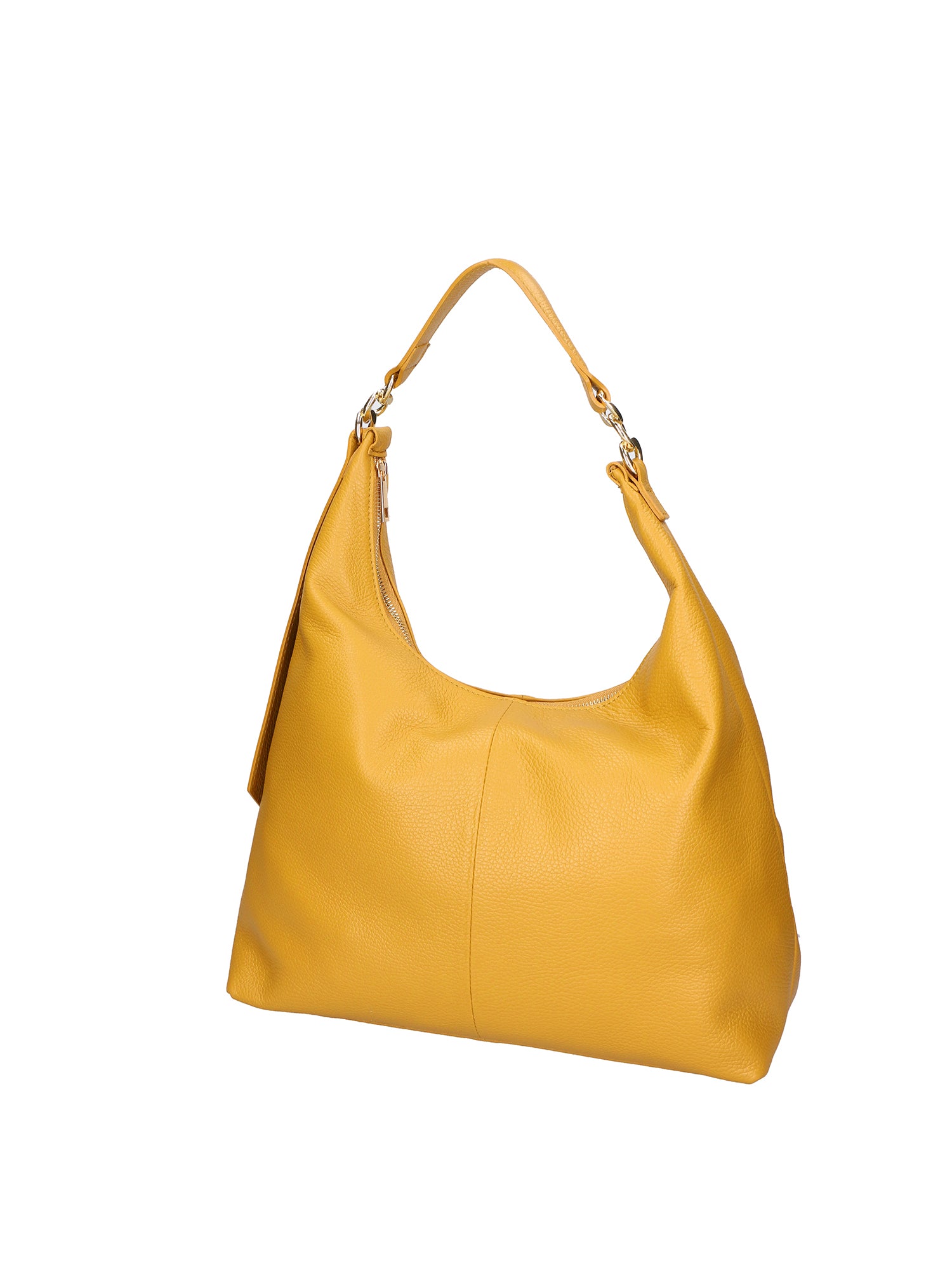 Ursula Borsa a spalla da donna Vera pelle 06673-D36 SENAPE Gave Lux