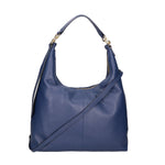 Ursula Borsa a spalla da donna Vera pelle 06673-D24 BLU Gave Lux