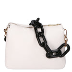 Borsa a spalla da donna Vera pelle italiana MYB-8020-FW-D01 BIANCO My Best Bag