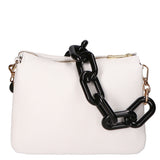 Borsa a spalla da donna Vera pelle italiana MYB-8020-FW-D01 BIANCO My Best Bag