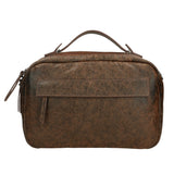 Vera Pelle 6542-CUOIO COGNAC Borsa a mano unisex Modello Avelon Gave Lux