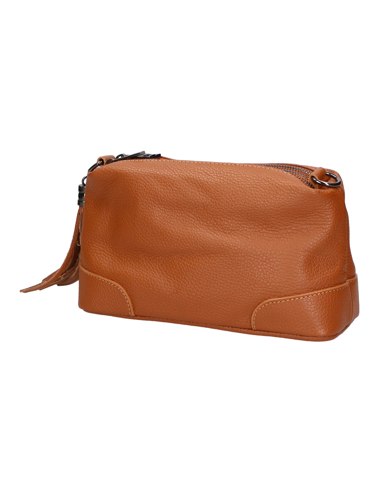 Lidia Borsa a mano da donna Vera pelle 06513-CUOIO SCURO Gave Lux