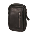 Borsa a tracolla da uomo Vera pelle RFID HILB-15073-NERO Hill Burry