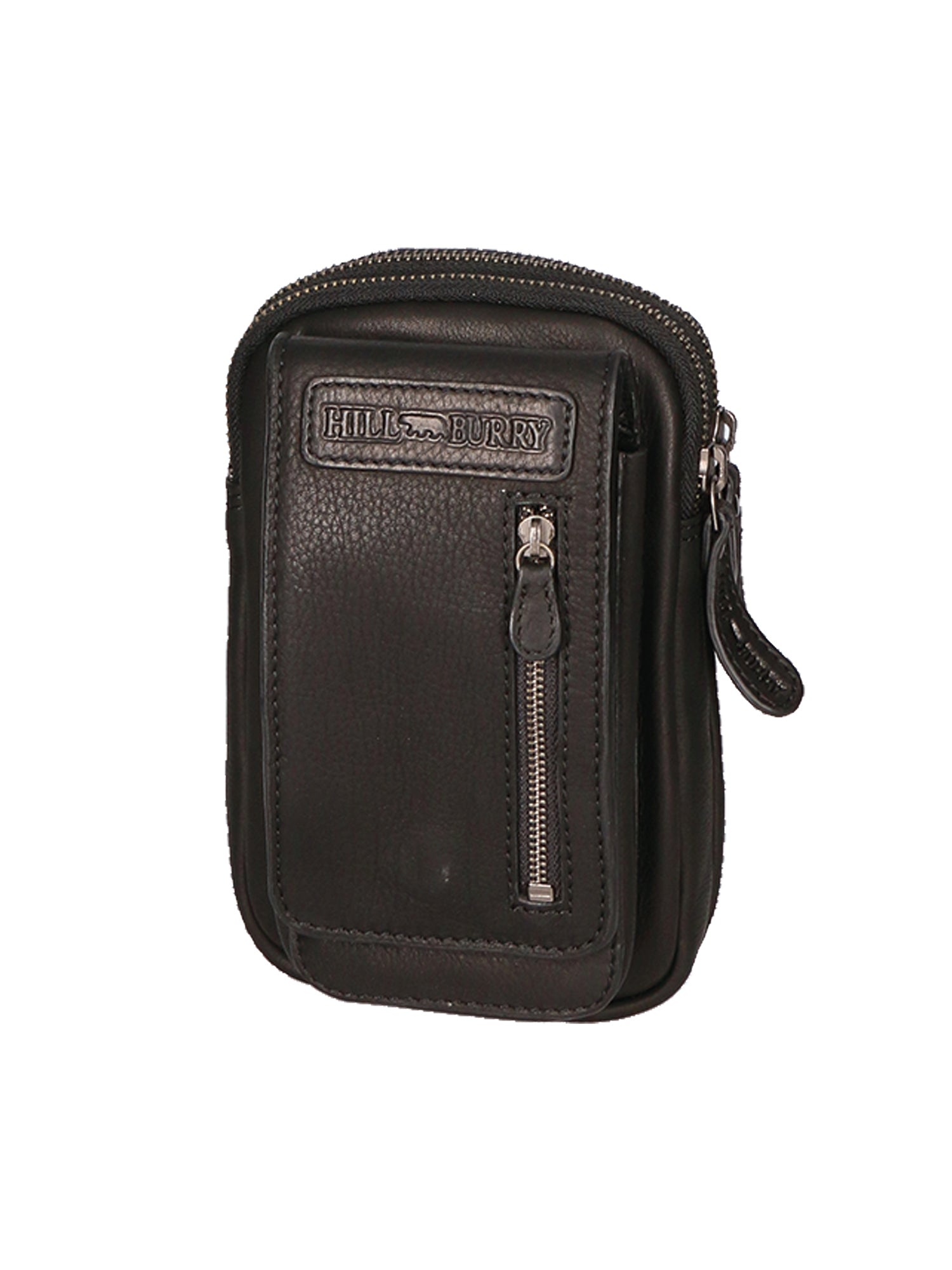 Borsa a tracolla da uomo Vera pelle RFID HILB-15073-NERO Hill Burry