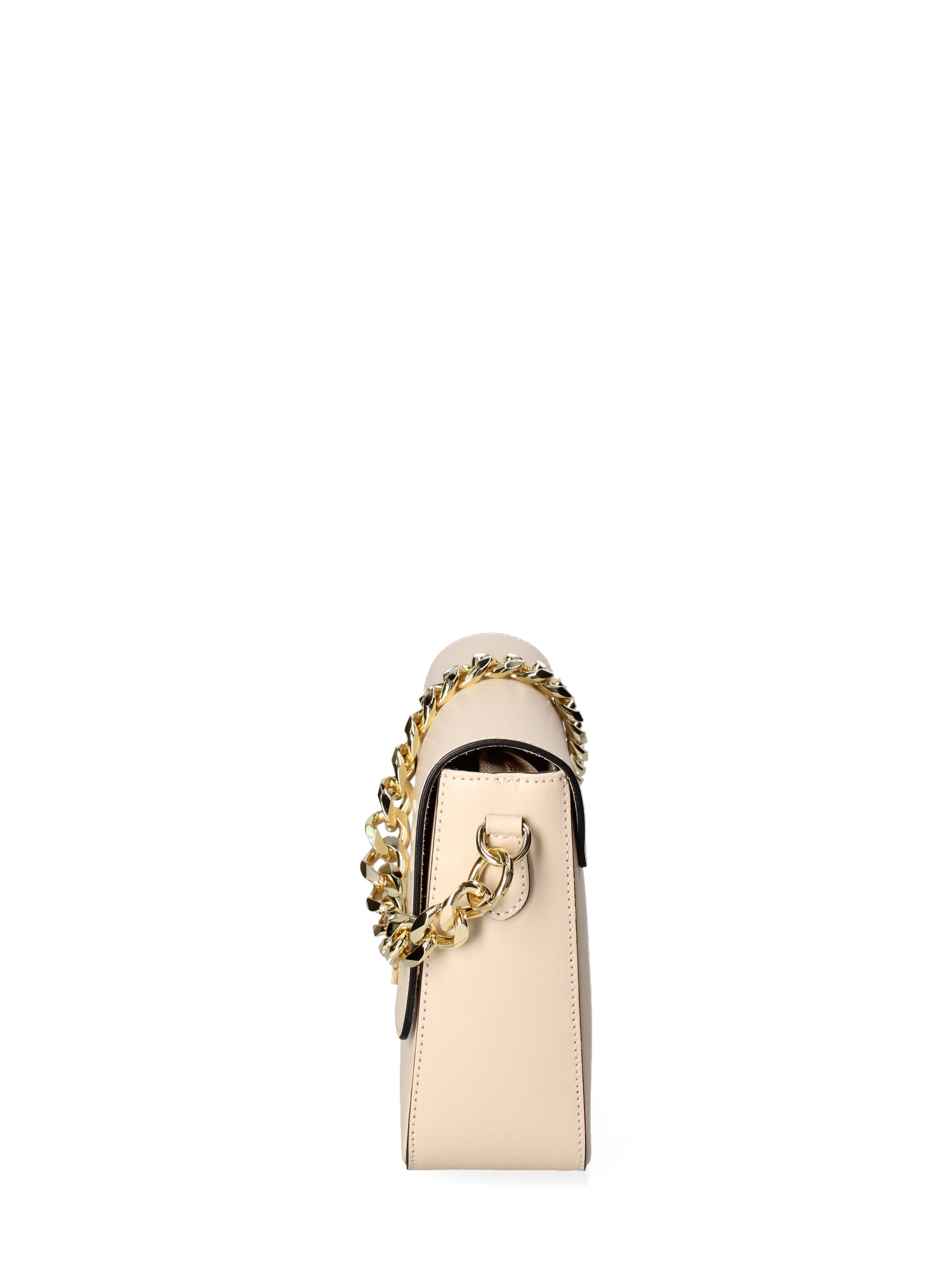 Borsa a tracolla da donna Vera pelle ruga JR-W-1126RU-BONE-GOLD John Richmond