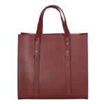 Borsa a mano da donna 100% pelle MYB-8002-FW-PL34 BORDEAUX My Best Bag