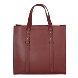 Borsa a mano da donna 100% pelle MYB-8002-FW-PL34 BORDEAUX My Best Bag