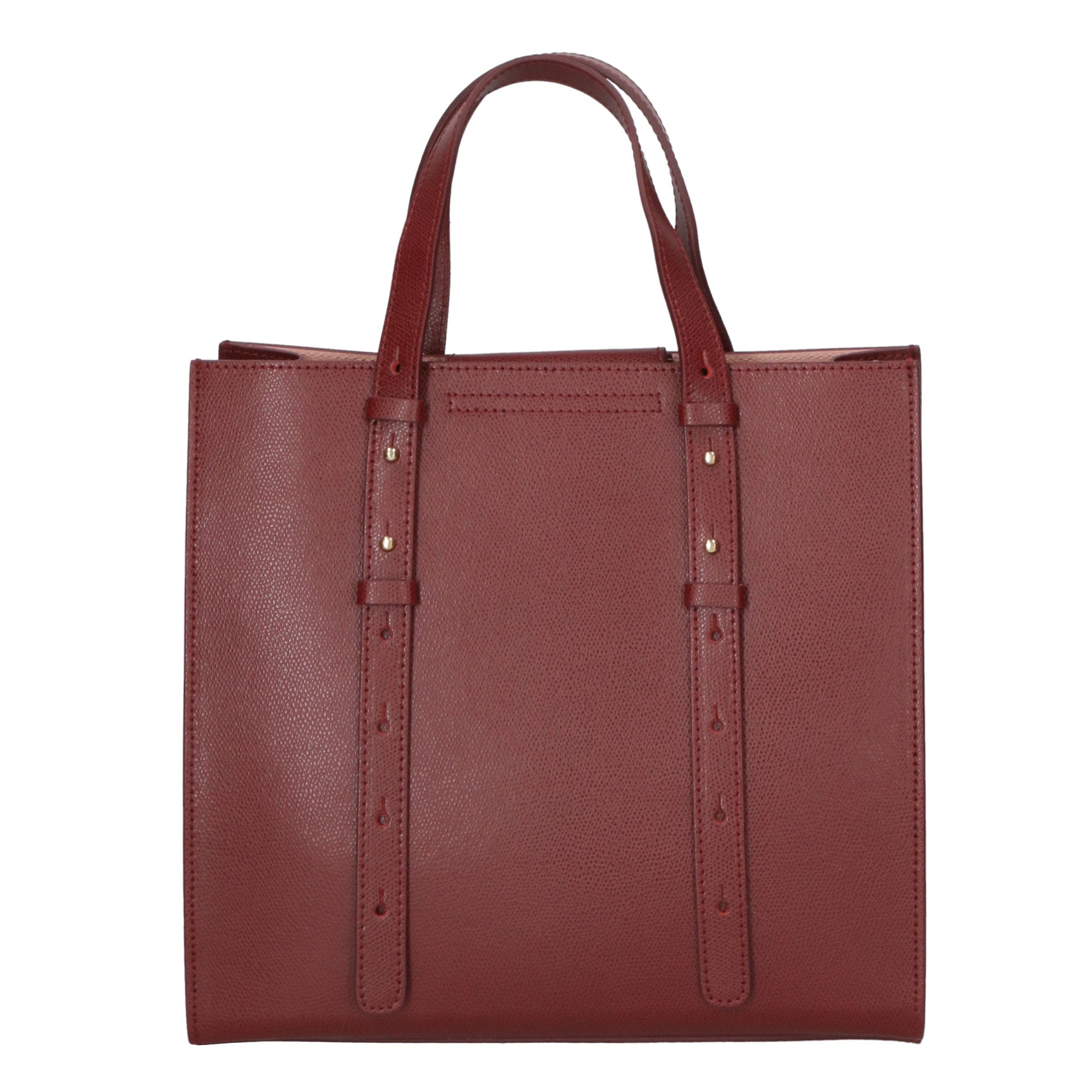 Borsa a mano da donna 100% pelle MYB-8002-FW-PL34 BORDEAUX My Best Bag