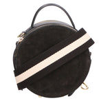 Borsa a mano da donna Pelle scamosciata e ruga MYB-6021-FW-NERO My Best Bag