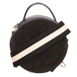 Borsa a mano da donna Pelle scamosciata e ruga MYB-6021-FW-NERO My Best Bag