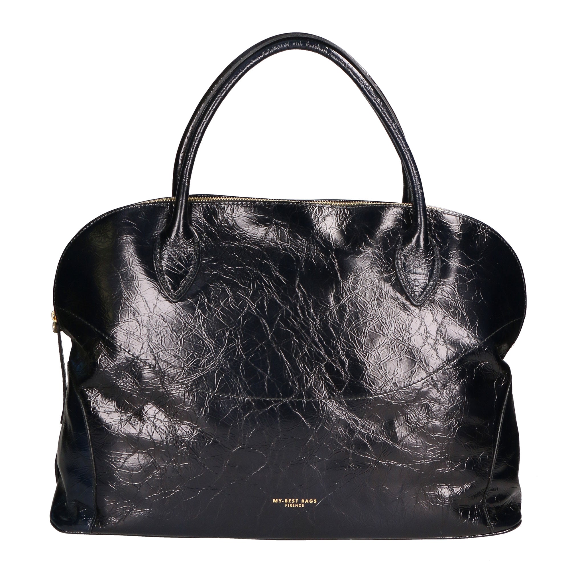 Borsa a mano da donna 100% vera pelle MYB-6013-FW-707 NERO My Best Bag