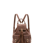 Zaino in vera pelle unisex Made in Italy 4030-TESTA DI MORO Alessia Firenze
