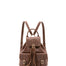 Zaino in vera pelle unisex Made in Italy 4030-TESTA DI MORO Alessia Firenze