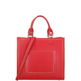 Borsa a mano da donna 100% vera pelle 07262-P 614 ROSSO FERRARI Roberta Rossi