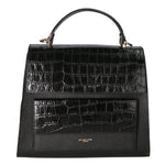 Borsa a mano da donna Made in Italy Vera pelle MYB-7034-SS-D28 NERO BLACK My Best Bag