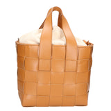 Borsa a mano da donna Vera pelle MYB-7055-SS-CUOIO+BEIGE My Best Bag