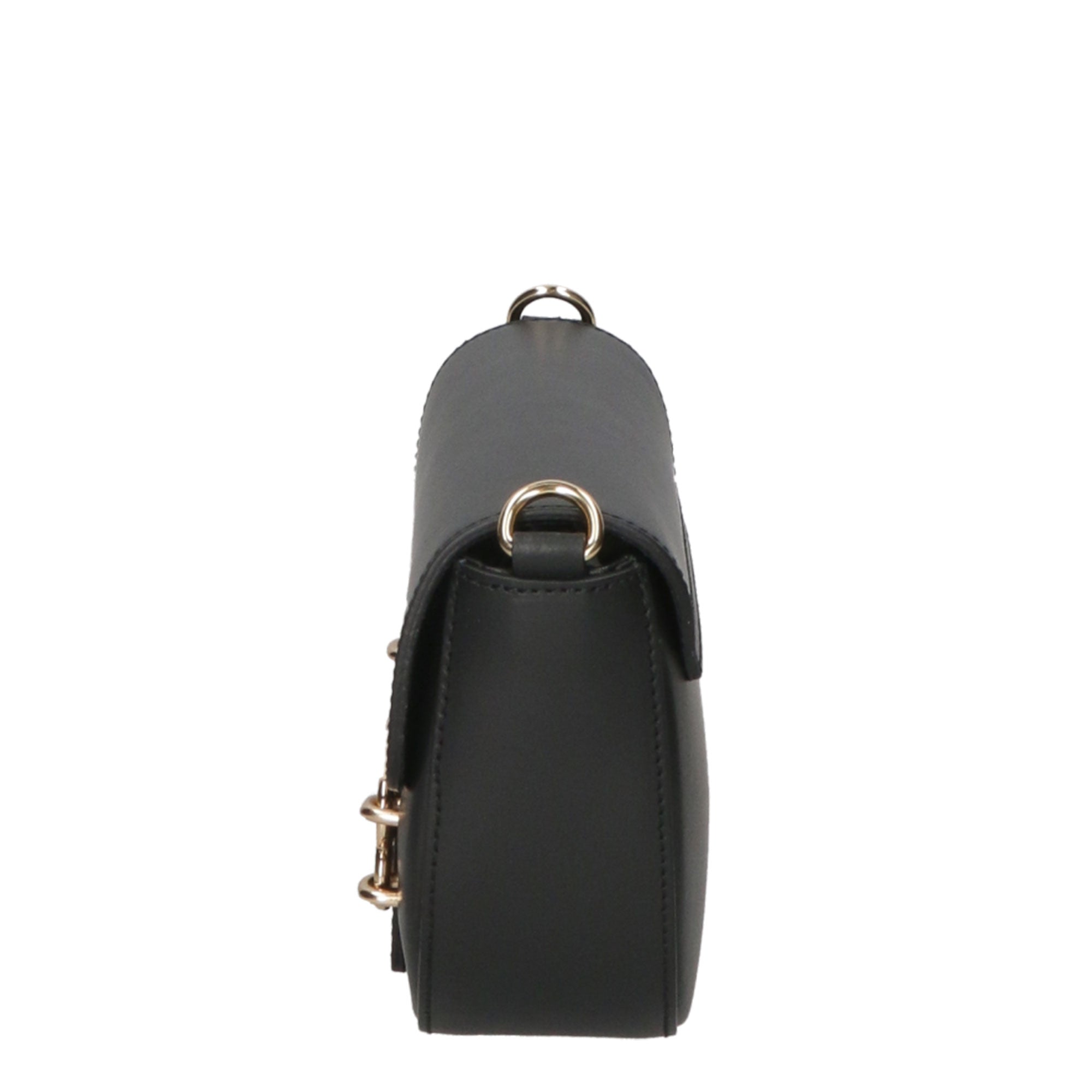 Borsa a tracolla da donna 100% pelle MYB-8009-FW-NERO My Best Bag