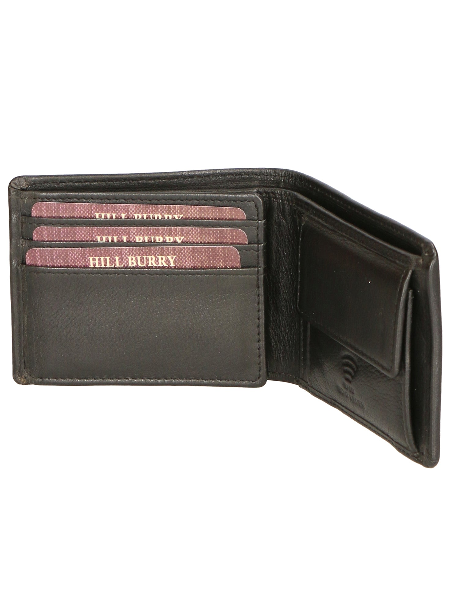 Portafoglio uomo in vera pelle RFID HILB-6700-NERO Hill Burry
