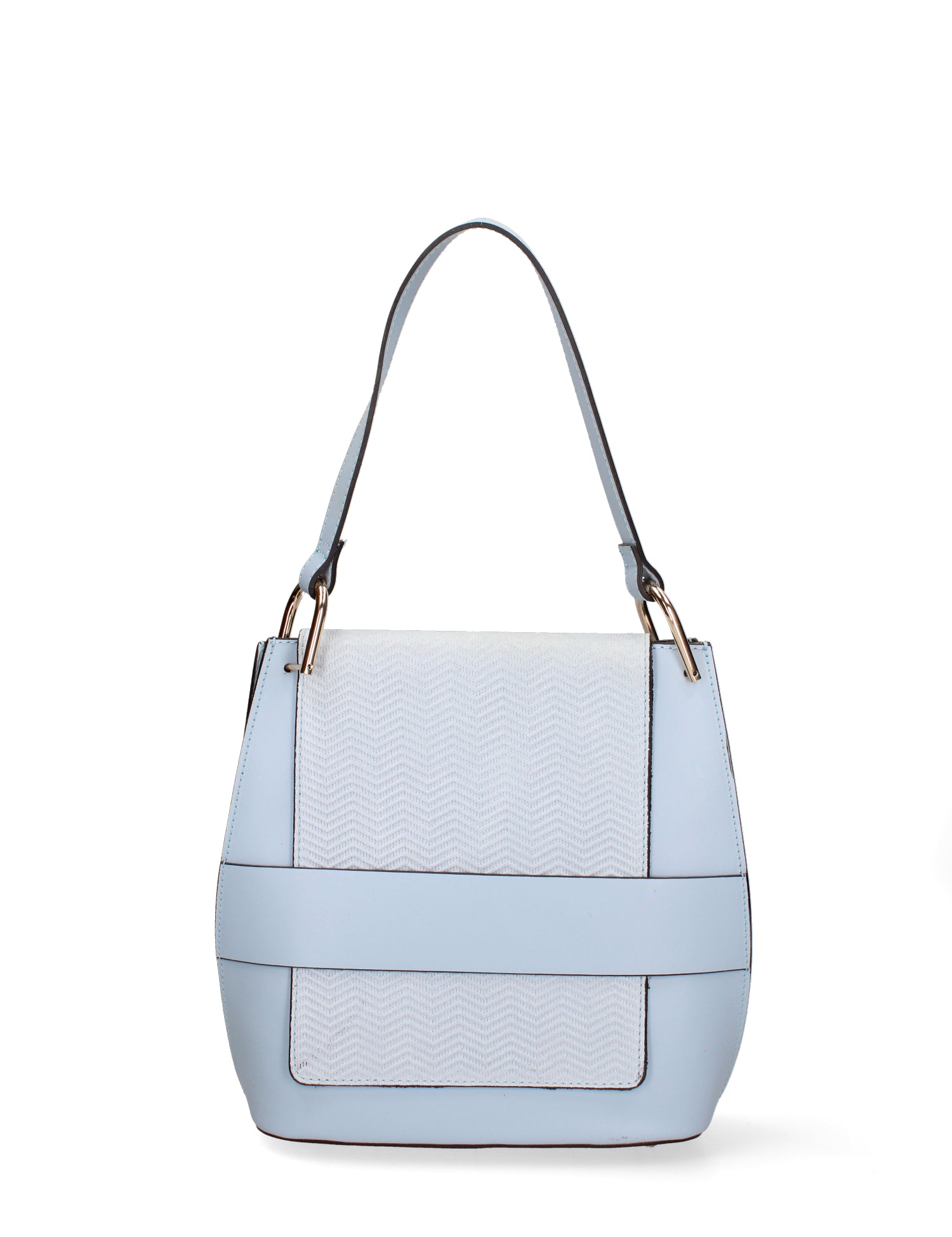 Levana Borsa a spalla da donna Vera pelle 8911-CIELO Gave Lux