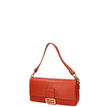 Wally Borsa a spalla da donna Vera pelle 06869-D61 MATTONE Gave Lux