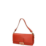 Wally Borsa a spalla da donna Vera pelle 06869-D61 MATTONE Gave Lux